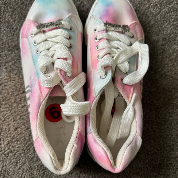 Juicy Couture Pastel Tie-Dye Sneakers - Picture 2 of 5